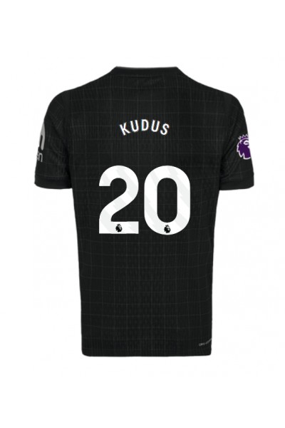 Tottenham Hotspur Mohammed Kudus #20 Jalkapallovaatteet Vieraspaita 2025-26 Lyhythihainen Tottenham Hotspur Mohammed Kudus #20 Jalkapallovaatteet Vieraspaita 2025-26 Lyhythihainen